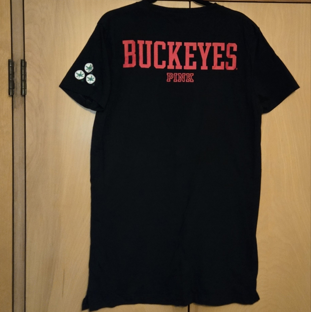 PINK Victoria's Secret Ohio State Tunic Length Tee - Picture 6 of 16